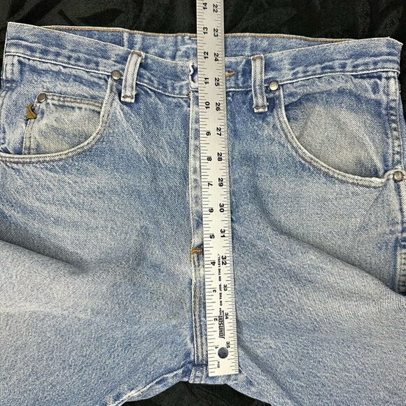Wrangler 20X Denim Jeans Mens Straight Blue Faded Light 31x29 Y2K Relaxed‎ Work - Picture 10 of 10